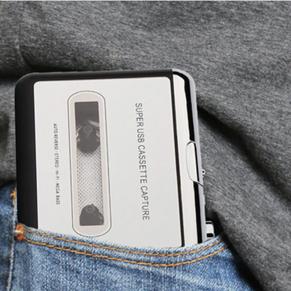 Un dispositivo de conversión para reproducir casetes y convertirlos a MP3